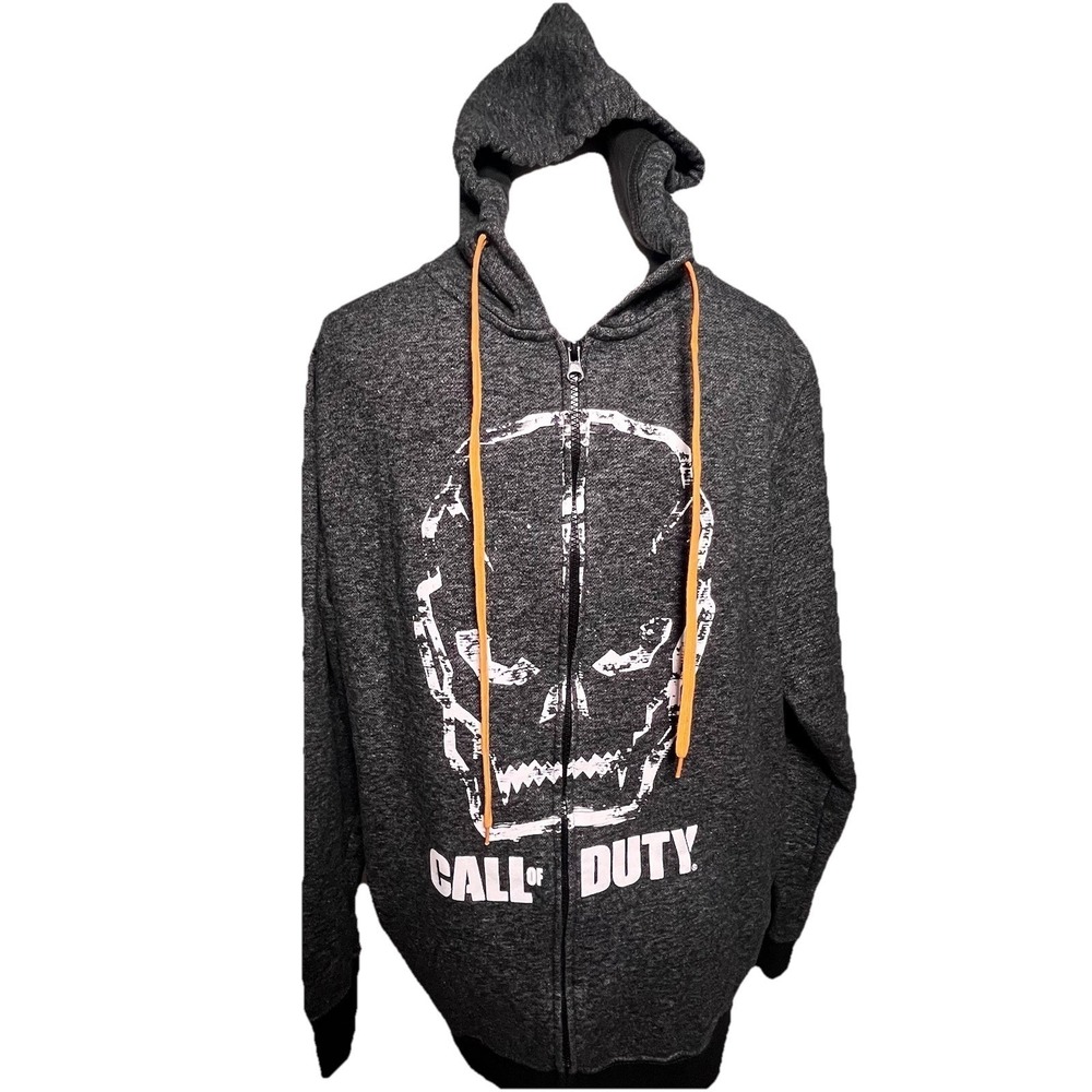Call Of Duty Black Ops 3 III Jacket Hoodie Large Gray Mens Zip Xbox Play Station - Picture 2 of 8
